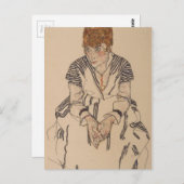Egon Schiele – アーティストの義理の妹 ポストカード (正面/裏面)