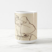 Egon Schiele – セルフポートレイトAs St Sebastian コーヒーマグカップ (中央)