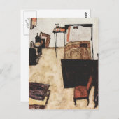 Egon Schiele – ニュルンバッハのシーレズルーム ポストカード (正面/裏面)