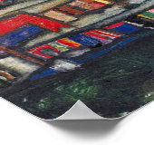 Egon Schiele – ランドリー付き住宅 ポスター (角)