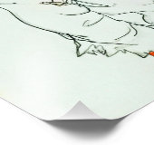 Egon Schiele – 下着の女性とストッキング フォトプリント (角)