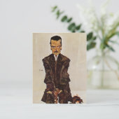 Egon Schiele – 出版社ポートレートEduard Kosmack ポストカード (スタンド正面)