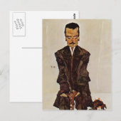 Egon Schiele – 出版社ポートレートEduard Kosmack ポストカード (正面/裏面)