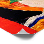 Egon Schiele – 女性のポートレート ポスター (角)