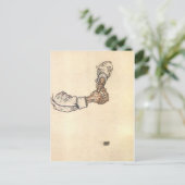 Egon Schiele – 手の勉強 ポストカード (スタンド正面)