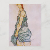 Egon Schiele – 直立女性 ポストカード (正面)
