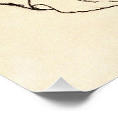 Egon Schiele – 着座女性 ポスター (コーナー)