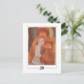 Egon Schiele #10-2 -ファインアート ポストカード (スタンド正面)