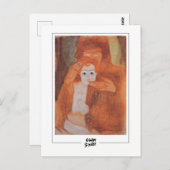 Egon Schiele #10-2 -ファインアート ポストカード (正面/裏面)