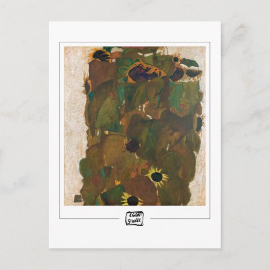 Egon Schiele #115 -ファインアートはがき ポストカード (正面)