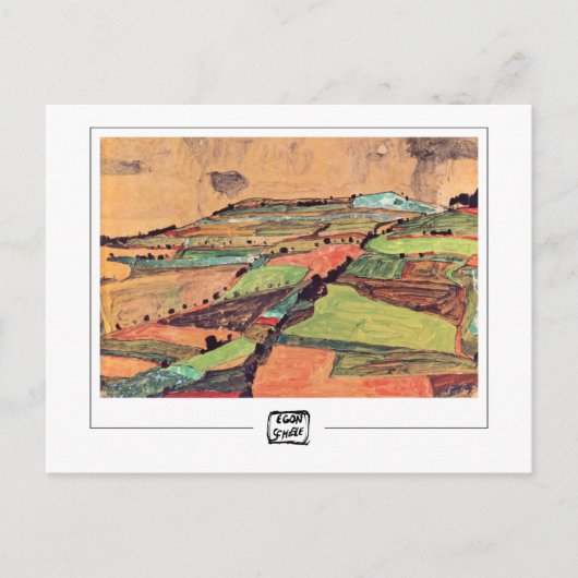 Egon Schiele #11-2 -ファインアートはがき ポストカード (正面)