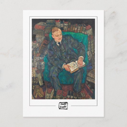 Egon Schiele #14-2 -ファインアートはがき ポストカード (正面)