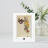 Egon Schiele #164-2 -ファインアート ポストカード (スタンド正面)
