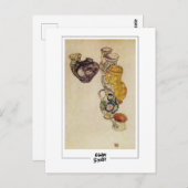 Egon Schiele #164-2 -ファインアート ポストカード (正面/裏面)