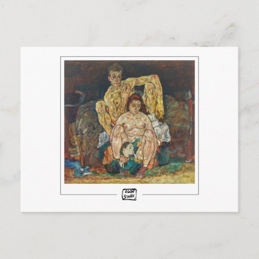 Egon Schiele #17-2 -ファインアートはがき ポストカード (正面)