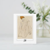 Egon Schiele #183 -ファインアート ポストカード (スタンド正面)