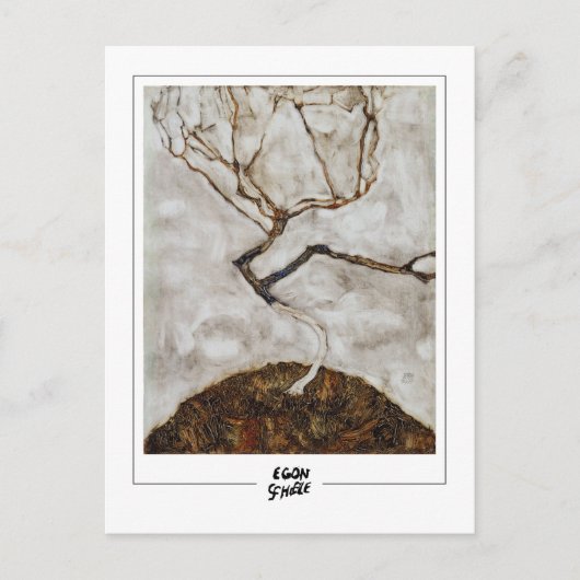 Egon Schiele #230-2 -ファインアート ポストカード (正面)