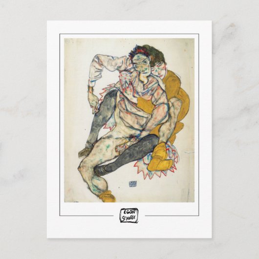 Egon Schiele #234-2 -ファインアートはがき ポストカード (正面)