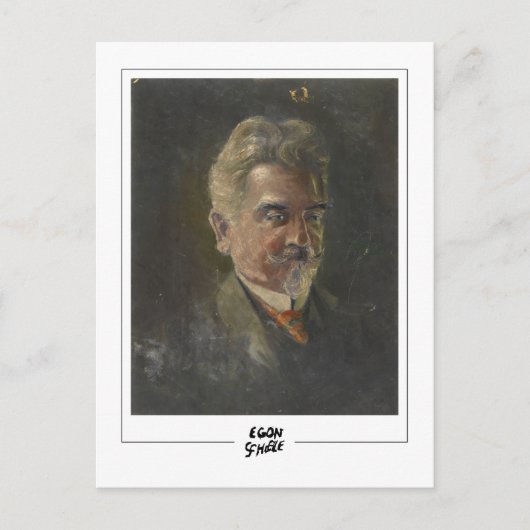 Egon Schiele #254-2 -ファインアート ポストカード (正面)