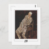 Egon Schiele #260-2 -ファインアート ポストカード (正面/裏面)