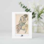 Egon Schiele #304 -ファインアート ポストカード (スタンド正面)