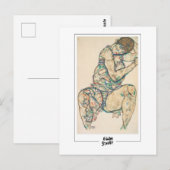 Egon Schiele #304 -ファインアート ポストカード (正面/裏面)