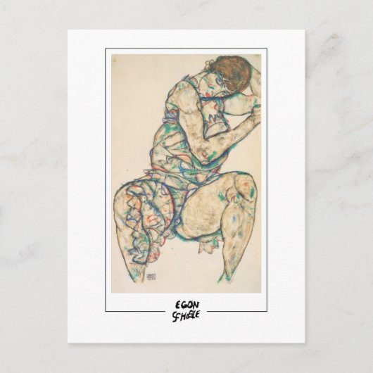 Egon Schiele #304 -ファインアート ポストカード (正面)
