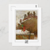 Egon Schiele #308-2 -ファインアートはがき ポストカード (正面/裏面)