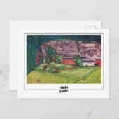 Egon Schiele #310-2 -ファインアート ポストカード (正面/裏面)