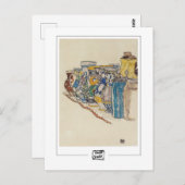 Egon Schiele #344-2 -ファインアートはがき ポストカード (正面/裏面)