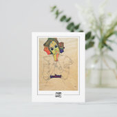 Egon Schiele #369-2 -ファインアートはがき ポストカード (スタンド正面)