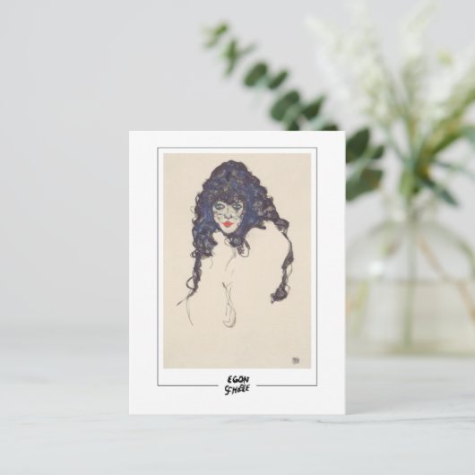 Egon Schiele #400-2 -ファインアート ポストカード (スタンド正面)