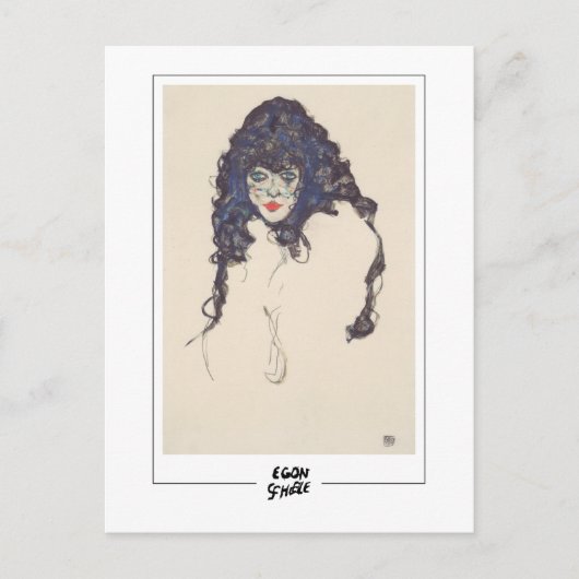 Egon Schiele #400-2 -ファインアート ポストカード (正面)