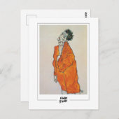 Egon Schiele #424-2 -ファインアート ポストカード (正面/裏面)