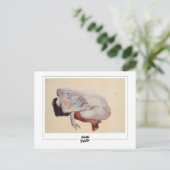 Egon Schiele #482 -ファインアート ポストカード (スタンド正面)