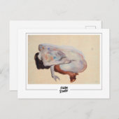 Egon Schiele #482 -ファインアート ポストカード (正面/裏面)