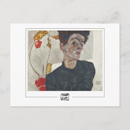 Egon Schiele #49-2 -ファインアートはがき ポストカード (正面)