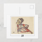 Egon Schiele #507 -ファインアート ポストカード (正面/裏面)