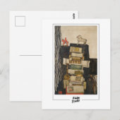 Egon Schiele #560 -ファインアート ポストカード (正面/裏面)