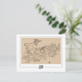 Egon Schiele #560-2 -ファインアート ポストカード (スタンド正面)