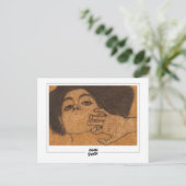 Egon Schiele #590-2 -ファインアート ポストカード (スタンド正面)