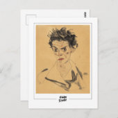 Egon Schiele #620-2 -ファインアート ポストカード (正面/裏面)