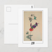 Egon Schiele #95 -ファインアート ポストカード (正面/裏面)
