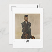 Egon Schiele #9-2 -ファインアート ポストカード (正面/裏面)