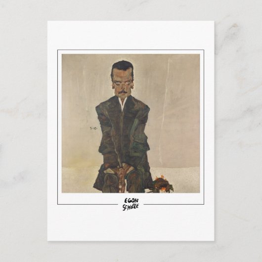 Egon Schiele #9-2 -ファインアート ポストカード (正面)