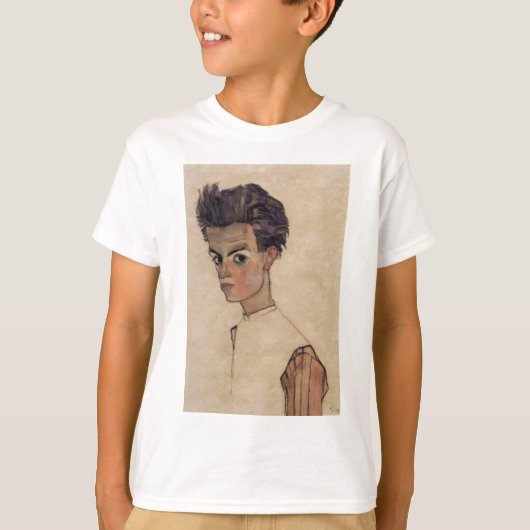 Egon Schiele Dandy Tシャツ (正面)