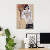 Egon Schiele Expressionism Art Print Vintage Home ポスター (ホームオフィス)