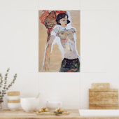 Egon Schiele Expressionism Art Print Vintage Home ポスター (キッチン)