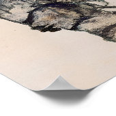 Egon Schiele Expressionism Print Sitzender ポスター (角)