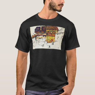 Egon Schiele - Old houses in Krumau 1914 Classic T Tシャツ
